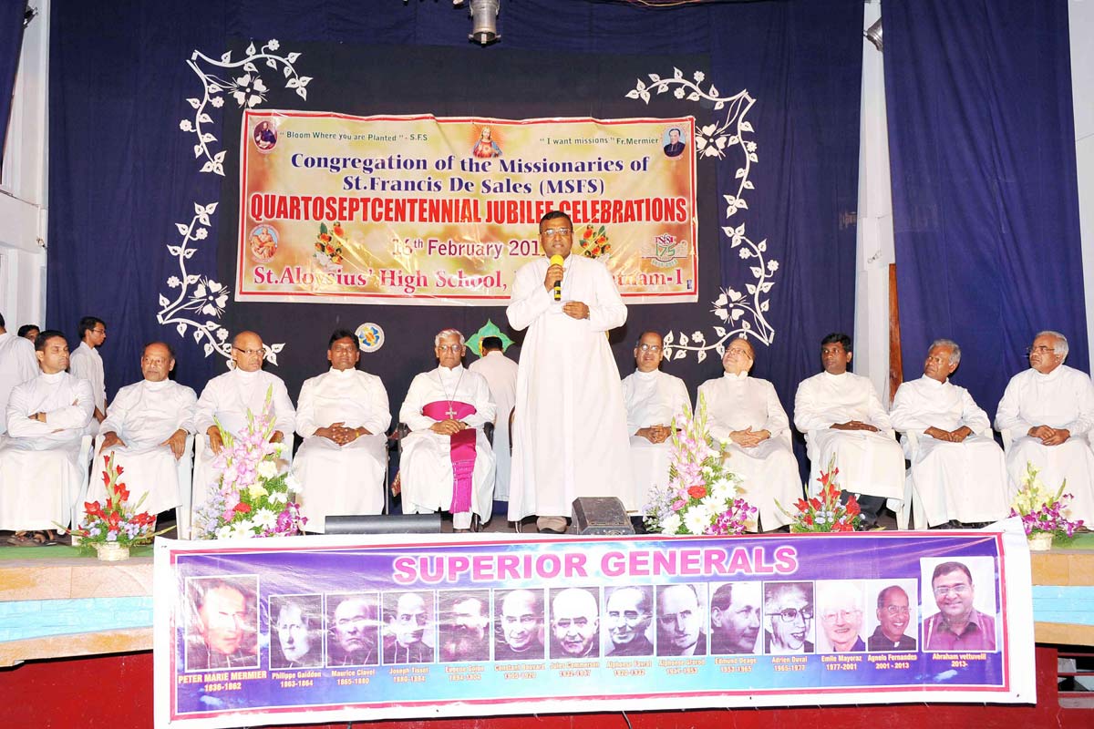 superior general speaking at 175 years celebrations