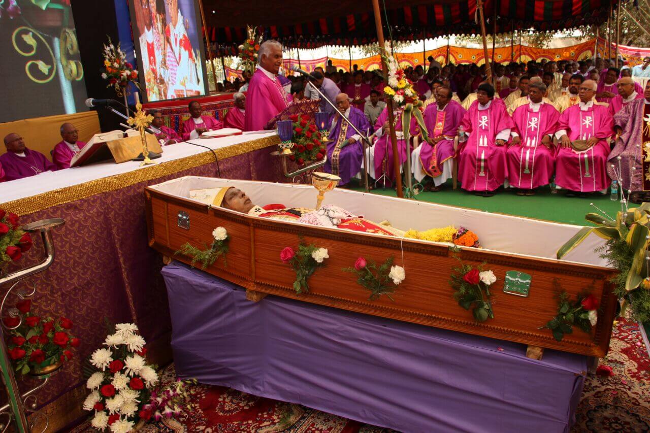 funeral of archbishop emeritus k mariadas visakhapatnam
